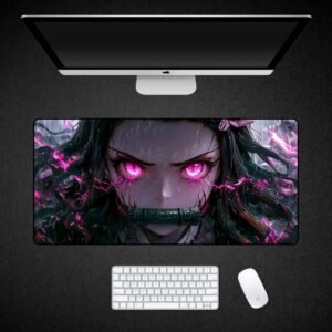 Nezuko Rage Mode Anime Desk Mat