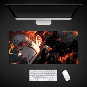 Sakuna Inferno Edge Desk Mat
